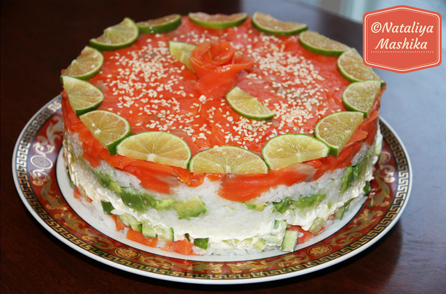 Суши-торт на праздник